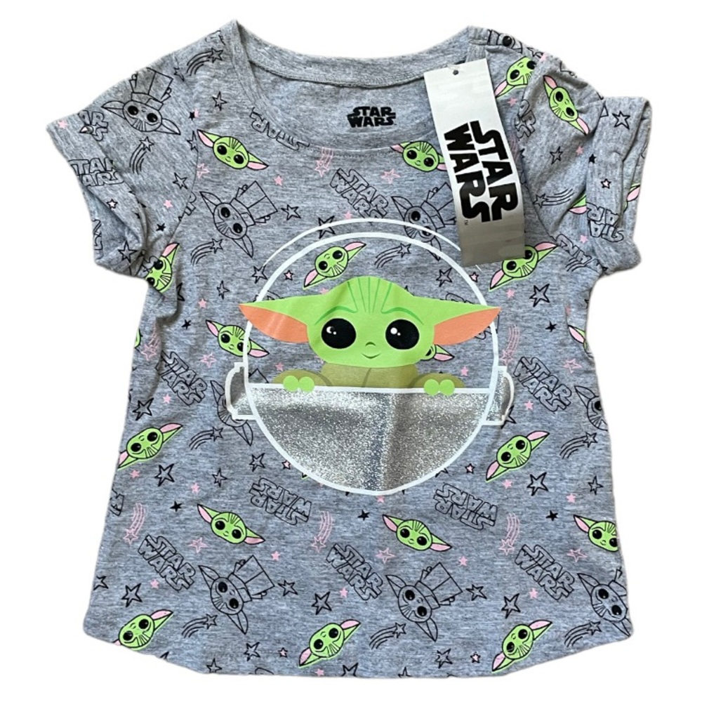 3/$15 NWT Toddler Girls Star Wars Mandalorian Tee Size 4T